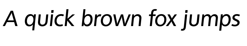 Preview of FONTSPRING DEMO - Quebec Serial Medium Italic font