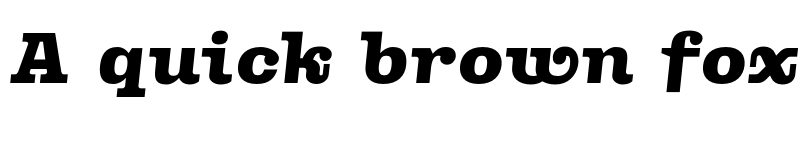 Preview of FONTSPRING DEMO - Queensberry Heavy Italic font