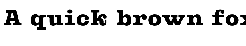 Preview of FONTSPRING DEMO - Queensberry Heavy Regular font