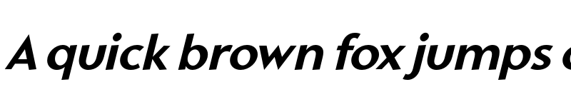 Preview of FONTSPRING DEMO - Quell Contrast ExtraBold Italic font