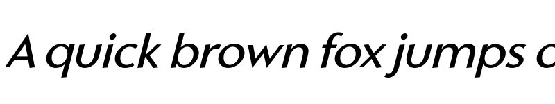 Preview of FONTSPRING DEMO - Quell Contrast Medium Italic font