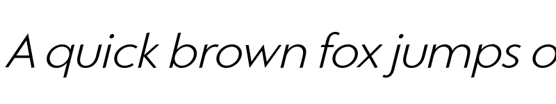 Preview of FONTSPRING DEMO - Quell Linear Light Italic font