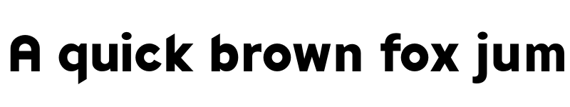 Preview of FONTSPRING DEMO - Quenbach Black Regular font