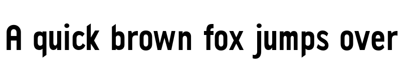 Preview of FONTSPRING DEMO - Quenbach Bold Condensed Regular font