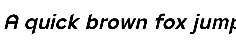 Preview of FONTSPRING DEMO - Quenbach Bold Italic font