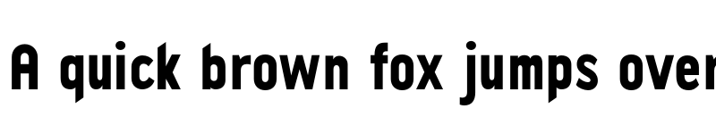 Preview of FONTSPRING DEMO - Quenbach Extra Bold Condensed Regular font