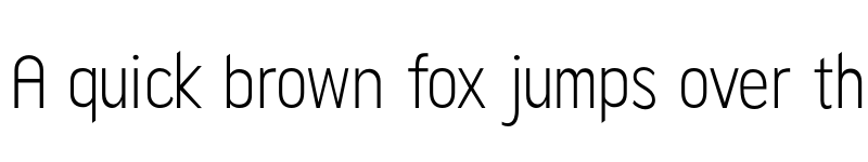 Preview of FONTSPRING DEMO - Quenbach Light Condensed Regular font