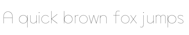 Preview of FONTSPRING DEMO - Quenbach Thin Regular font