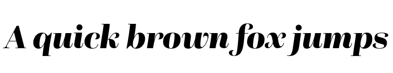 Preview of FONTSPRING DEMO - Questa Grande Black Italic font