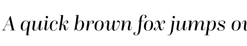 Preview of FONTSPRING DEMO - Questa Grande Italic font