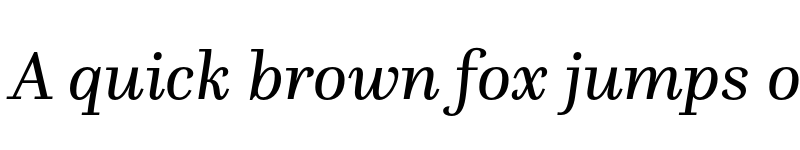 Preview of FONTSPRING DEMO - Questa Italic font