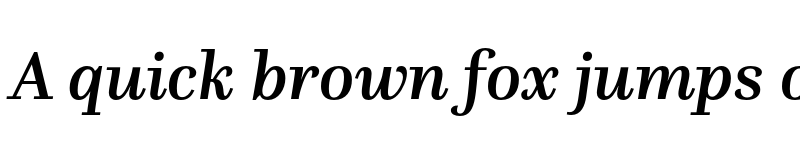 Preview of FONTSPRING DEMO - Questa Medium Italic font