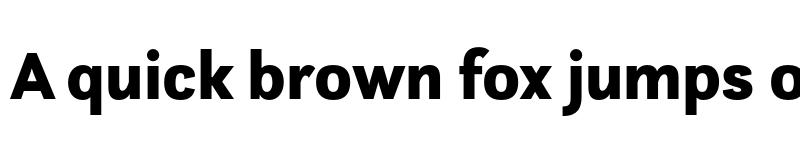 Preview of FONTSPRING DEMO - Questa Sans Black Regular font