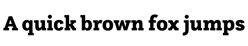 Preview of FONTSPRING DEMO - Questa Slab Black Regular font