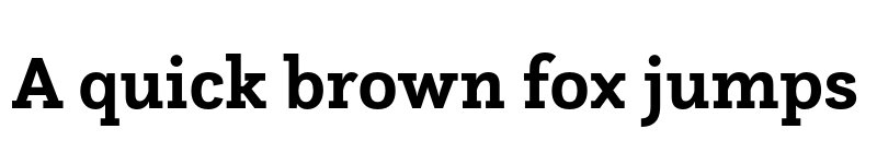 Preview of FONTSPRING DEMO - Questa Slab Bold font