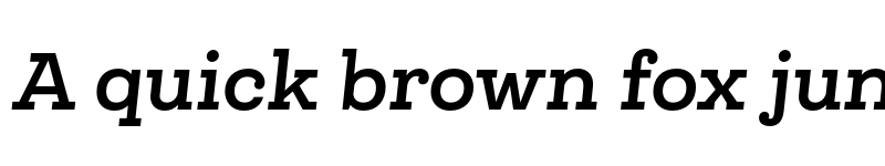 Preview of FONTSPRING DEMO - Queulat Alt Bold Italic Regular font