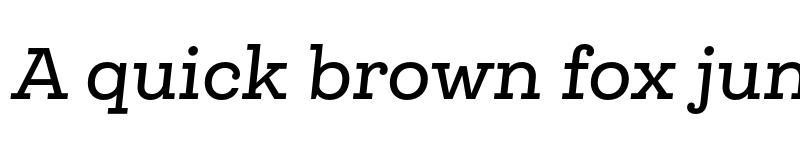 Preview of FONTSPRING DEMO - Queulat Alt Medium Italic Regular font