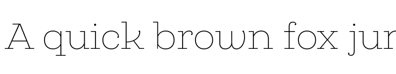 Preview of FONTSPRING DEMO - Queulat Alt Thin Regular font