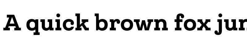 Preview of FONTSPRING DEMO - Queulat Black Regular font