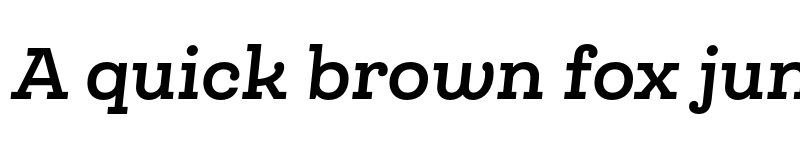 Preview of FONTSPRING DEMO - Queulat Bold Italic Regular font