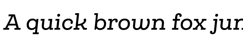 Preview of FONTSPRING DEMO - Queulat Medium Italic Regular font