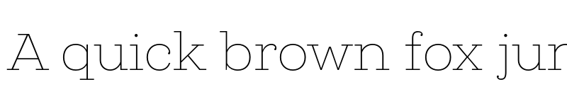 Preview of FONTSPRING DEMO - Queulat Thin Regular font