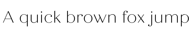 Preview of FONTSPRING DEMO - Quiche Display Thin Regular font