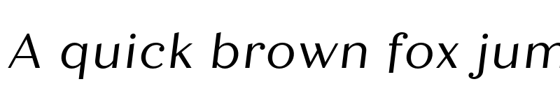 Preview of FONTSPRING DEMO - Quiche Text Italic font