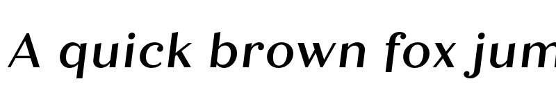 Preview of FONTSPRING DEMO - Quiche Text Medium Italic font