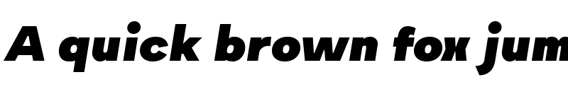 Preview of FONTSPRING DEMO - Quickflio Black Italic font
