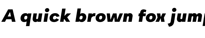 Preview of FONTSPRING DEMO - Quickflio ExtraBold Italic font