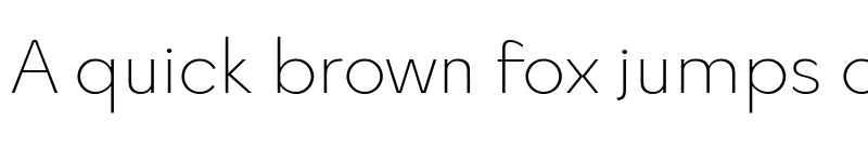 Preview of FONTSPRING DEMO - Quickflio ExtraLight Regular font