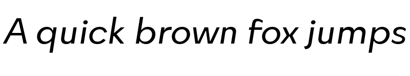 Preview of FONTSPRING DEMO - Quickflio Italic font