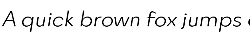 Preview of FONTSPRING DEMO - Quickflio Light Italic font