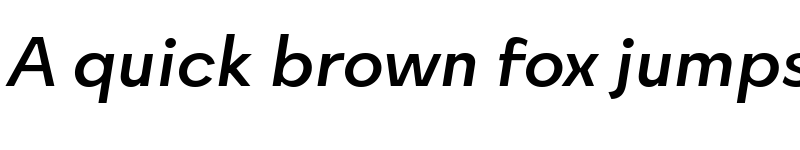 Preview of FONTSPRING DEMO - Quickflio Medium Italic font