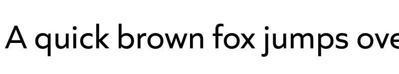 Preview of FONTSPRING DEMO - Quiet Sans Regular font