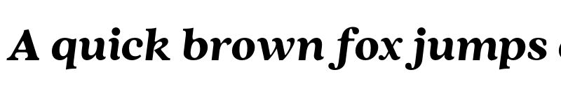 Preview of FONTSPRING DEMO - Quincy CF Black Italic font