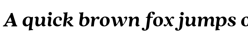 Preview of FONTSPRING DEMO - Quincy CF Extra Bold Italic font