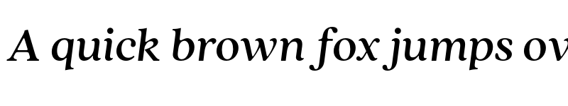 Preview of FONTSPRING DEMO - Quincy CF Medium Italic font