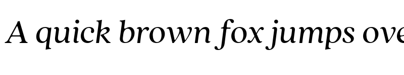 Preview of FONTSPRING DEMO - Quincy CF Text Italic font