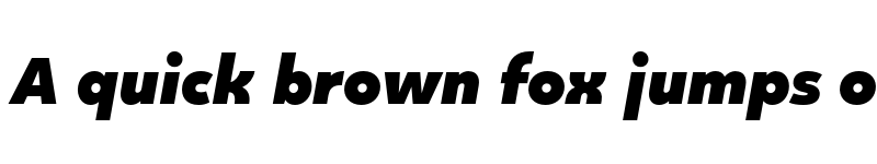 Preview of FONTSPRING DEMO - Quinoa Black Italic font