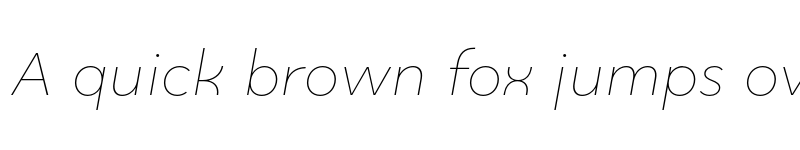 Preview of FONTSPRING DEMO - Quinoa Light Italic font