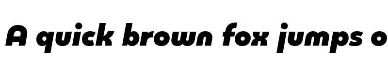 Preview of FONTSPRING DEMO - Quinoa Round Black Italic font