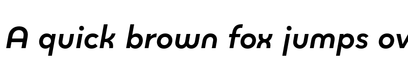 Preview of FONTSPRING DEMO - Quinoa Round Bold Italic font