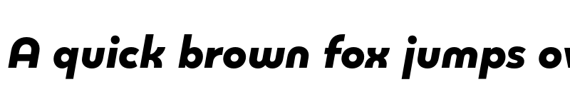 Preview of FONTSPRING DEMO - Quinoa Round Heavy Italic font