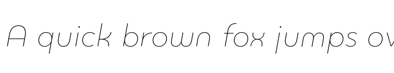 Preview of FONTSPRING DEMO - Quinoa Round Light Italic font