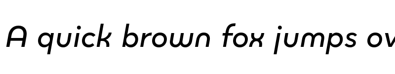 Preview of FONTSPRING DEMO - Quinoa Round Semibold Italic font