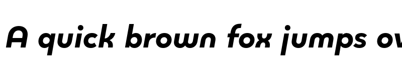 Preview of FONTSPRING DEMO - Quinoa Round Ultrabold Italic font