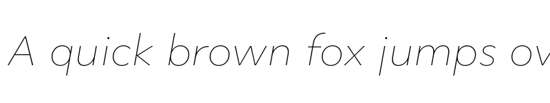 Preview of FONTSPRING DEMO - Quinoa Text Light Italic font