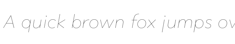 Preview of FONTSPRING DEMO - Quinoa Text Thin Italic font